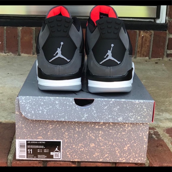 Air Jordan Retro 4 Infrared Size 11 - Picture 5 of 12